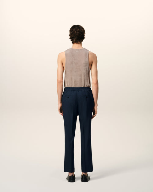 Elasticated Waist Trousers - 4 - Ami Paris