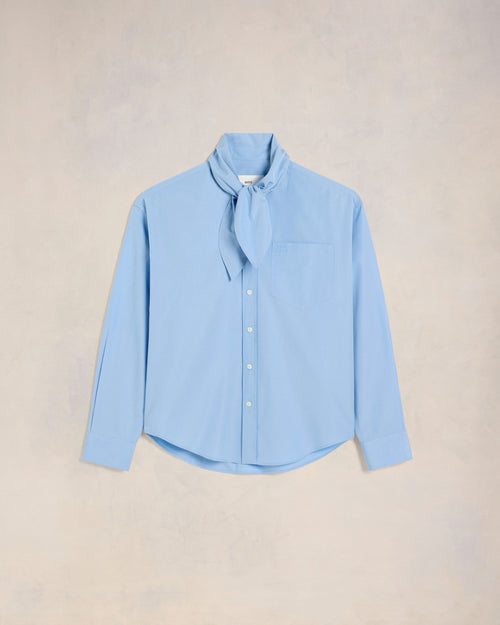 Scarf Collar Shirt - 2 - Ami Paris