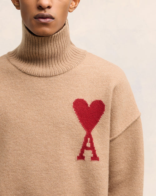 Red Ami de Coeur Sweater - 4 - Ami Paris