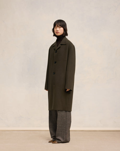 Manteau Car Coat Ceinturé - 12 - Ami Paris