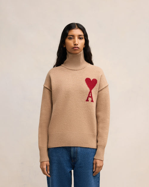 Red Ami de Coeur Sweater - 9 - Ami Paris