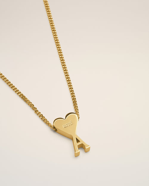 Gold Brass Ami de Coeur Pendant Necklace - 6 - Ami Paris