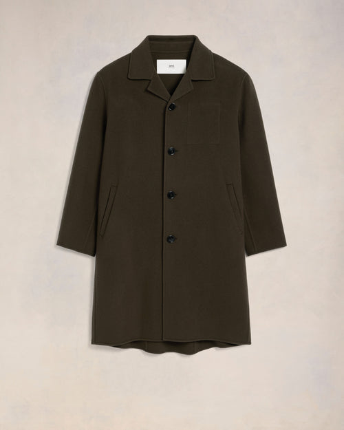 Belted Car Coat - 4 - Ami Paris