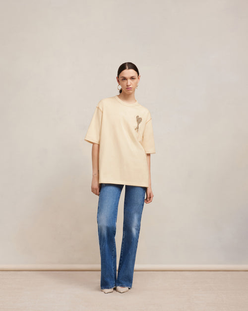 Ami de Coeur Embroidery T-shirt - 7 - Ami Paris