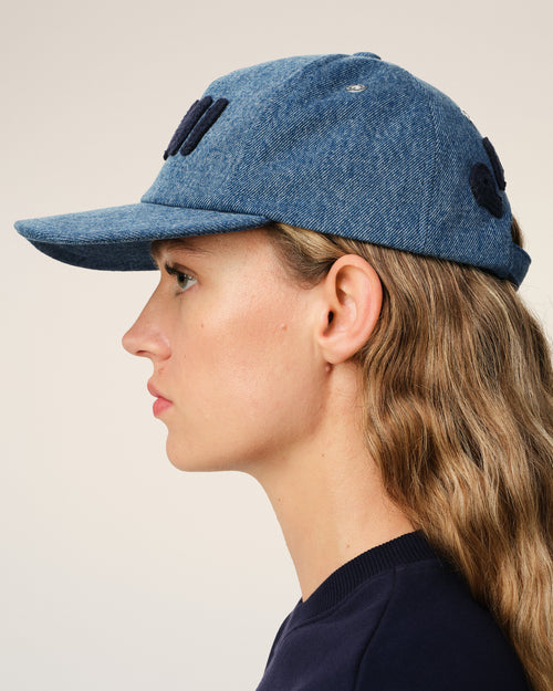 Blue Cotton Ami Paris Patch Trucker Cap - 11 - Ami Paris