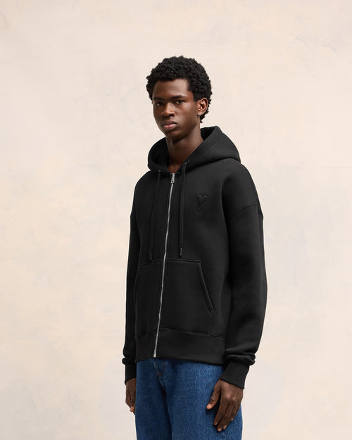 Zipped Ami de Coeur Hoodie - 6 - Ami Paris