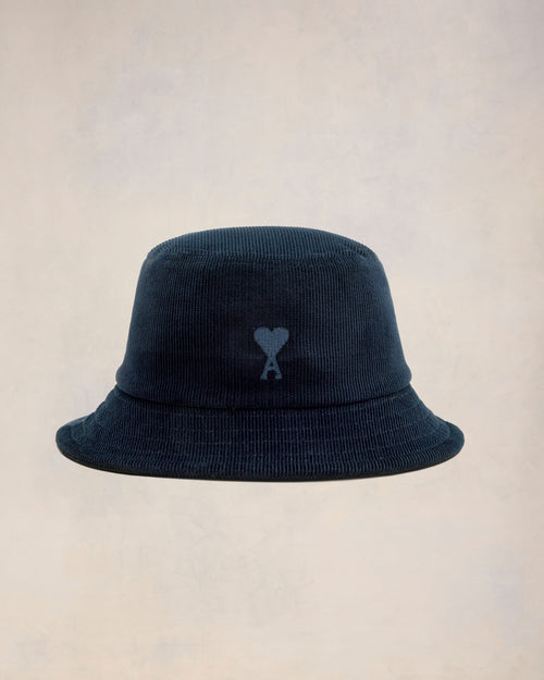 Tonal Ami de Coeur Embroidery Bucket Hat - 10 - Ami Paris