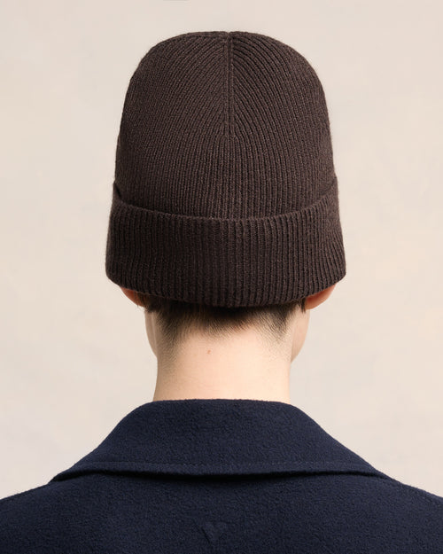 Cashmere Ami de Coeur Beanie - 10 - Ami Paris