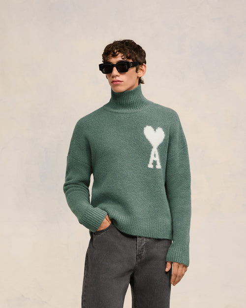 Off-White Ami de Coeur Funnel Neck Sweater - 1 - Ami Paris