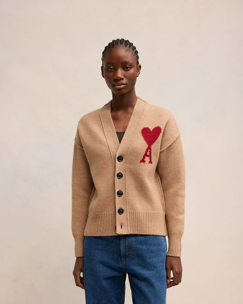 Cardigan Ami de Coeur Rouge - 9 - Ami Paris