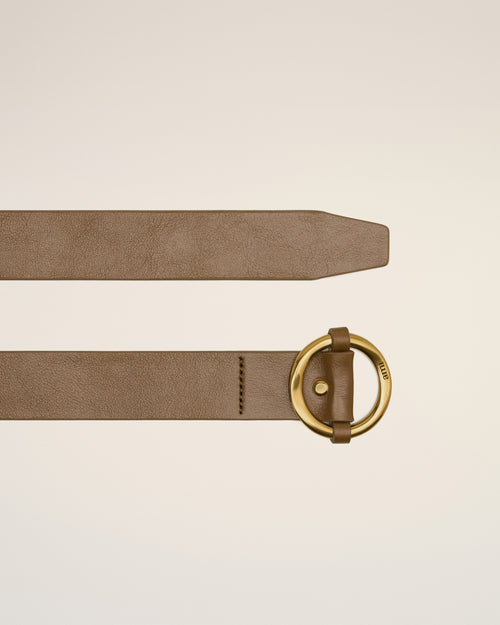 Ami Round Buckle Belt 30 Mm - 2 - Ami Paris