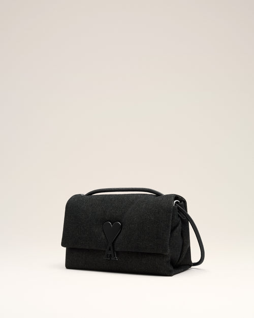 Black Denim Voulez-Vous Bag - 2 - Ami Paris