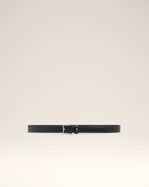 Black Leather Paris Paris Belt - 1 - Ami Paris