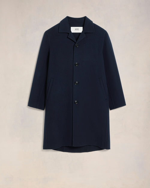 Belted Car Coat - 1 - Ami Paris