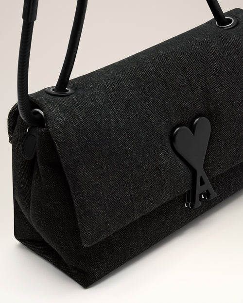 Black Denim Voulez-Vous Bag - 11 - Ami Paris