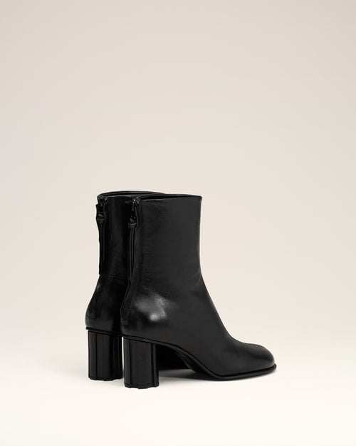 Black Leather Piano Boots - 4 - Ami Paris